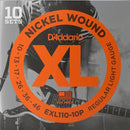 D'Addario XL Nickel Electric Guitar Strings