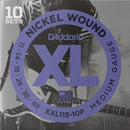 D'Addario XL Nickel Electric Guitar Strings