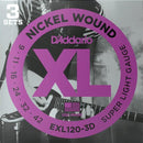D'Addario XL Nickel Electric Guitar Strings