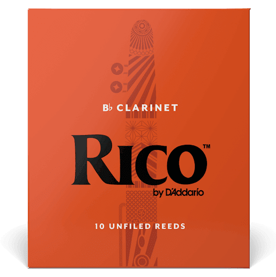 Rico Bb Clarinet Reeds, 10-Pack