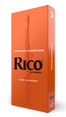 Rico Soprano Saxophone Reeds, 25-Pack