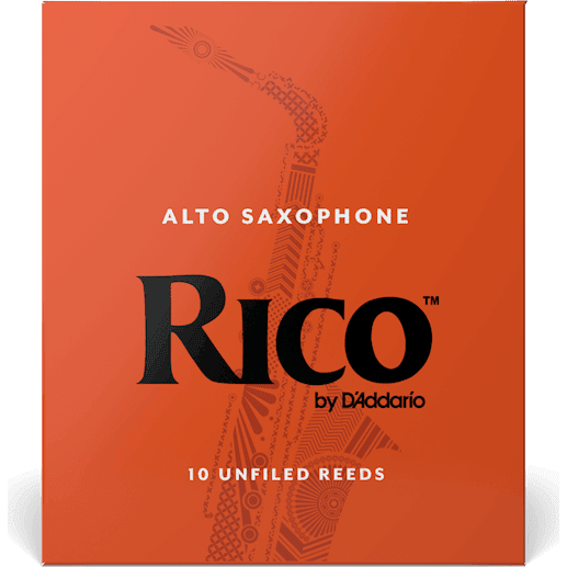 Rico Alto Saxophone Reeds, 10-Pack