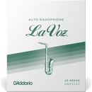 Rico La Voz Alto Saxophone Reeds, 10-Pack