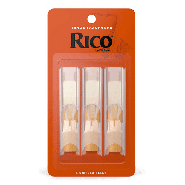 Rico Tenor Saxophone Reeds, 3-Pack