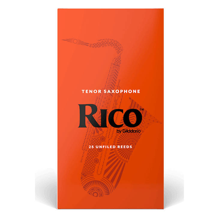 Rico Tenor Saxophone Reeds, 25-Pack