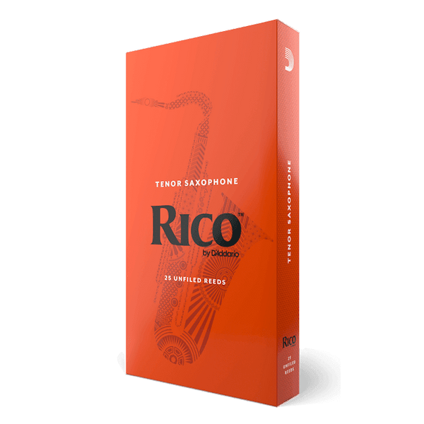 Rico Tenor Saxophone Reeds, 25-Pack