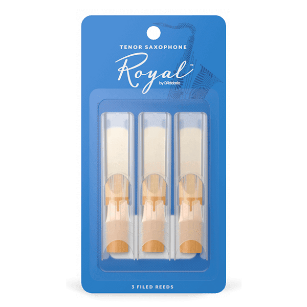 Rico Royal Tenor Saxophone Reeds, 3-Pack
