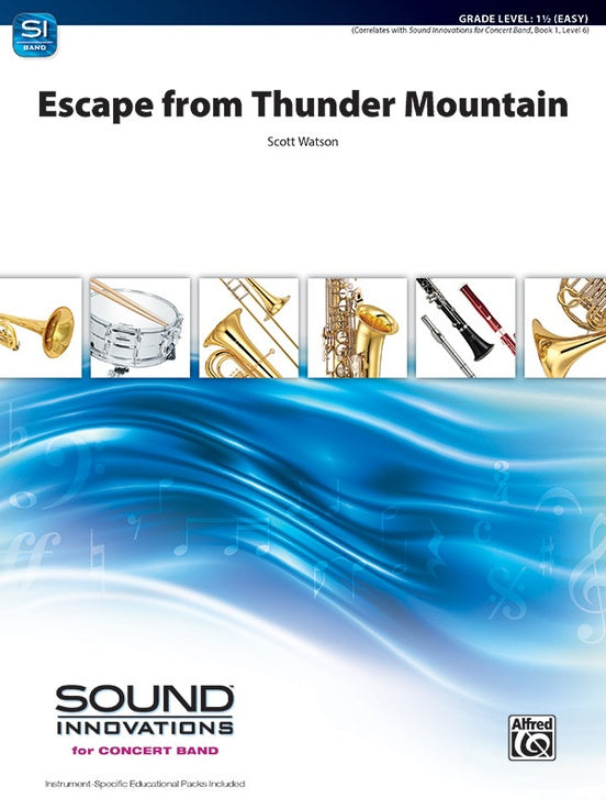 Escape from Thunder Mountain - arr. Scott Watson (Grade 1.5)