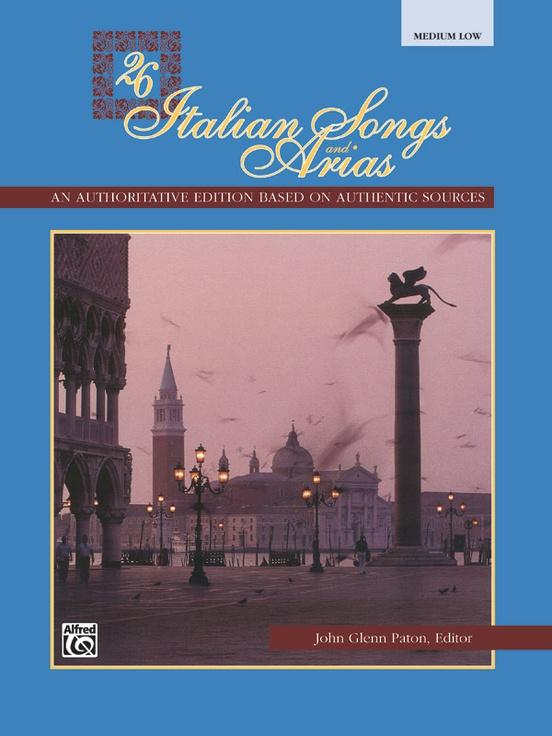 Twenty-Six Italian Songs and Arias - Medium to Low Voice