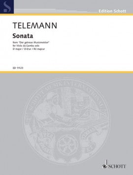 Telemann: Sonata in D Major "The Faithful Music Master" for Viola