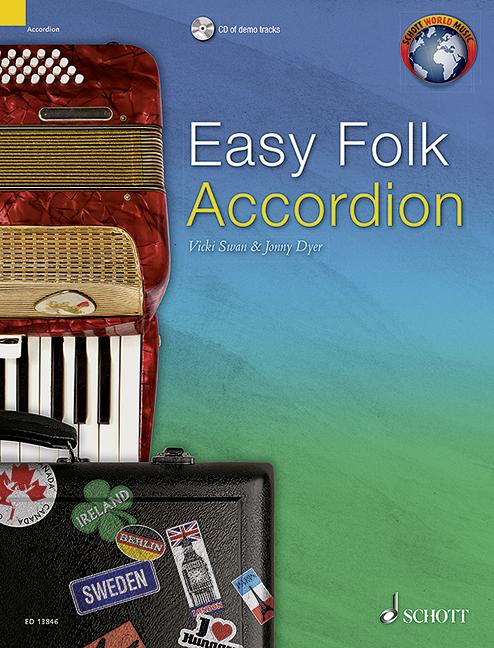 Easy Folk Accordion - 29 Traditional Pieces
