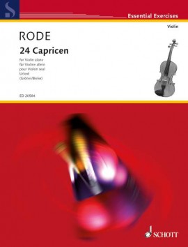 Rode: 24 Caprices for Violin with Fingering by Ida Bieler