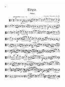 Glazunov: Elegie for Viola, Op. 44