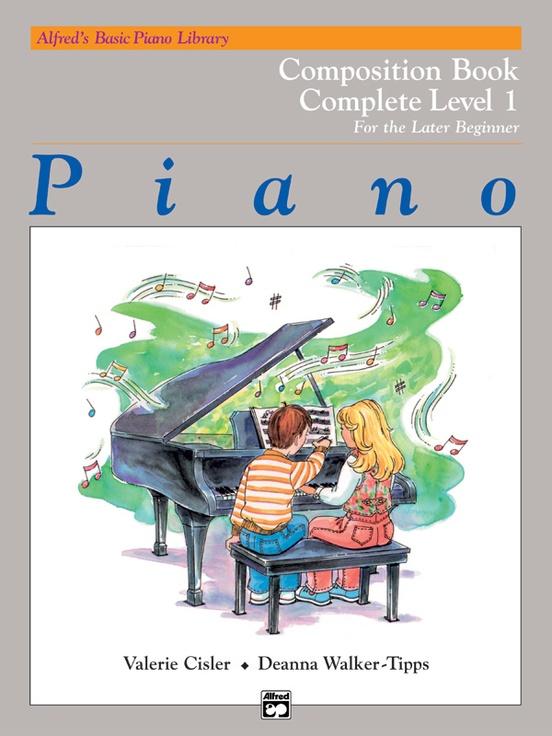 Alfred's Basic Piano Library: Composition Book Complete 1