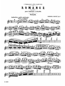 Faure: Romance in B flat Major for Violin and Piano, Op.28 (Urtext)