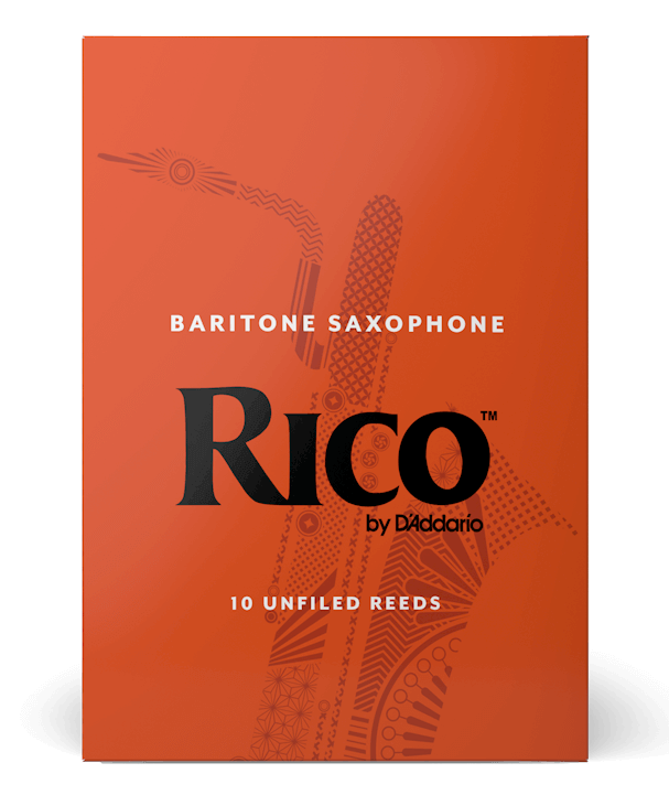 Rico Baritone Saxophone Reeds, 10-Pack