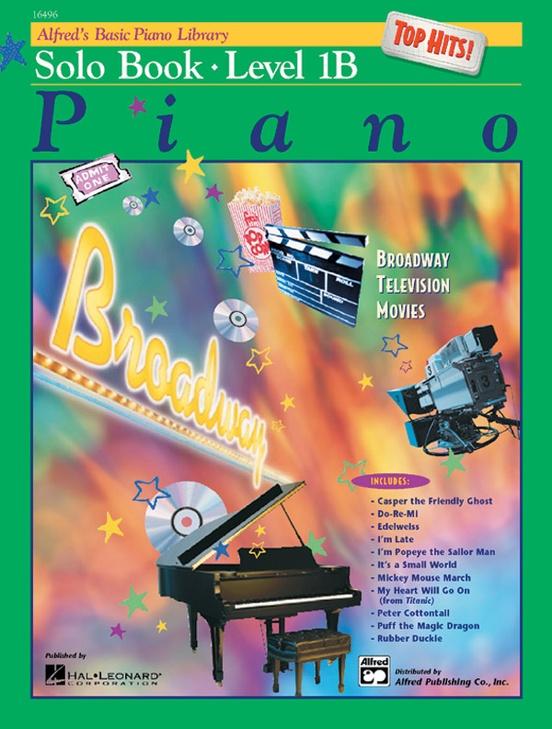 Alfred's Basic Piano Library: Top Hits Solo Book 1B Bk-CD