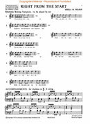 Right From The Start for Violin and Piano