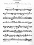 Fuchs: Fifteen Characteristic Studies for Unaccompanied Viola