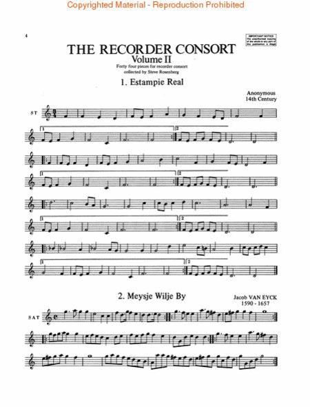 The Recorder Consort - Book 2