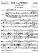 Finzi: Five Bagatelles Op. 23 for Clarinet & Piano