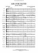 Air for Band - arr. Frank Erickson (Concert Band Grade 2)