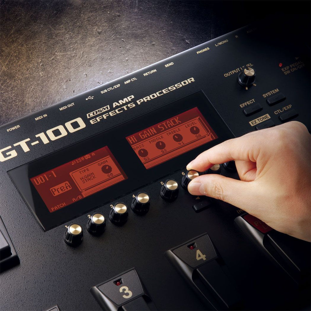 Boss GT-100 | Amp Effects Processor | Music Junction