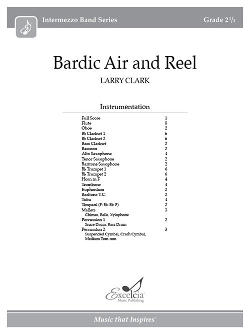 Bardic Air and Reel- arr. Larry Clark (Grade 2.5)