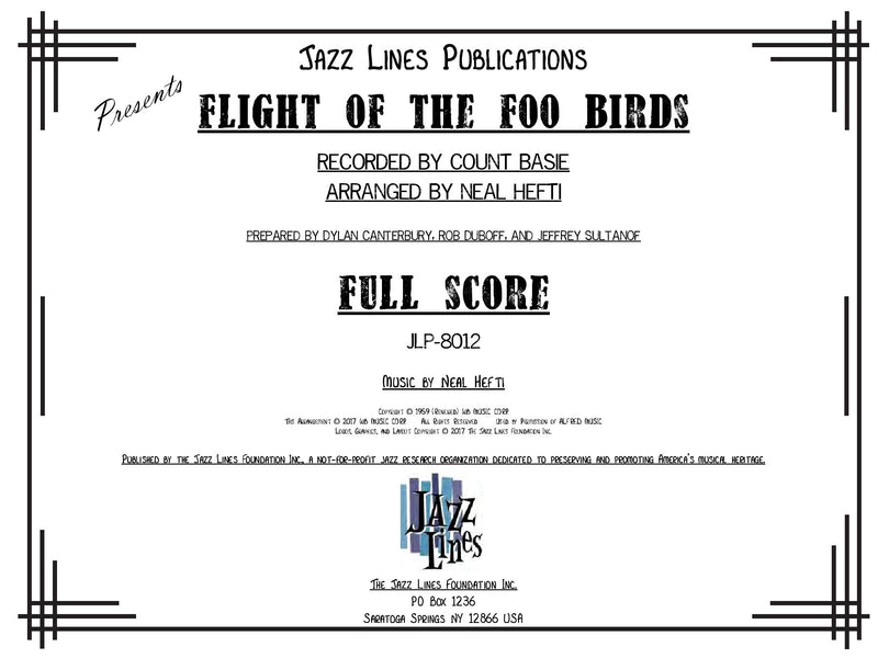 Flight of the Foo Birds - arr. Neal Hefti (Grade 5)