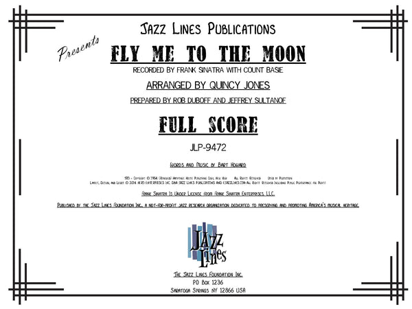 Fly Me to the Moon - arr. Quincy Jones (Grade 3)