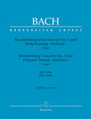 Bach: Brandenburg Concerto No 1 New Ed - Full Score
