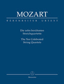 Mozart: Ten Celebrated String Quartets - Study Score