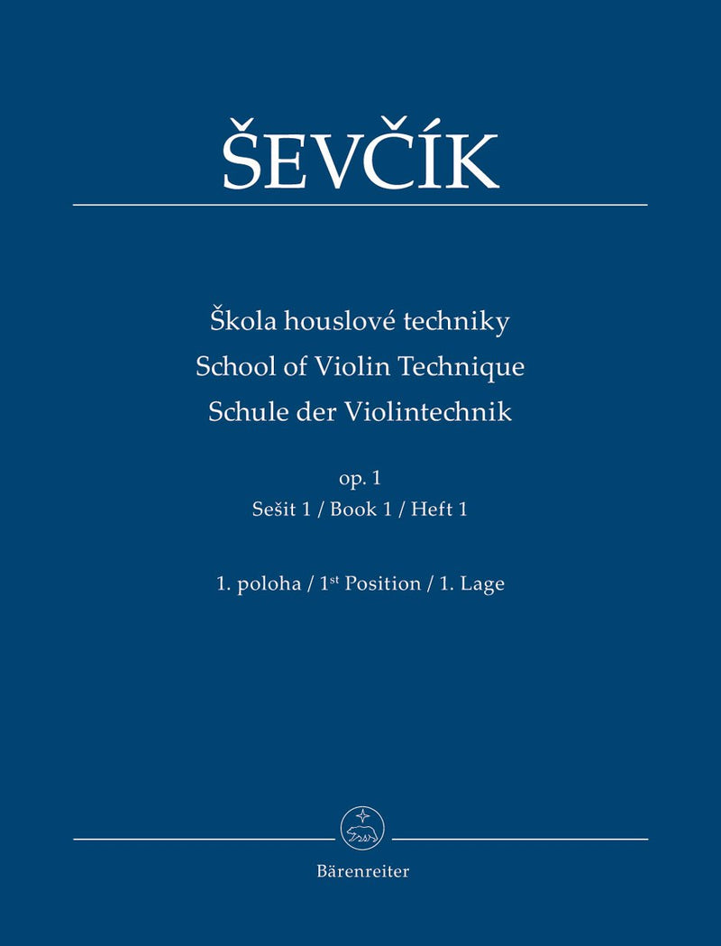 Ševčík: School of Violin Technique Op 1 - Book 1