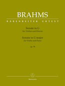 Brahms: Violin Sonata in G Op 78 for Violin & Piano