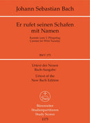 Bach: Cantata 175 - Study Score