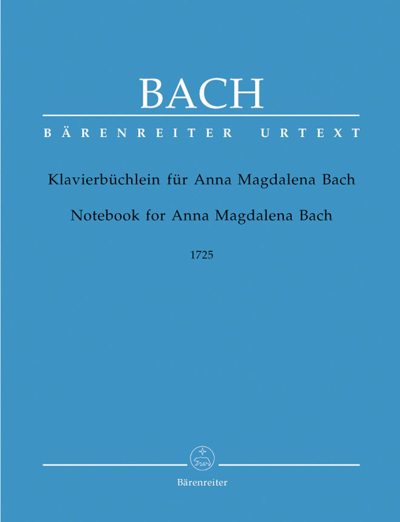 Bach: Notebook for Anna Magdalena Bach for Piano Solo