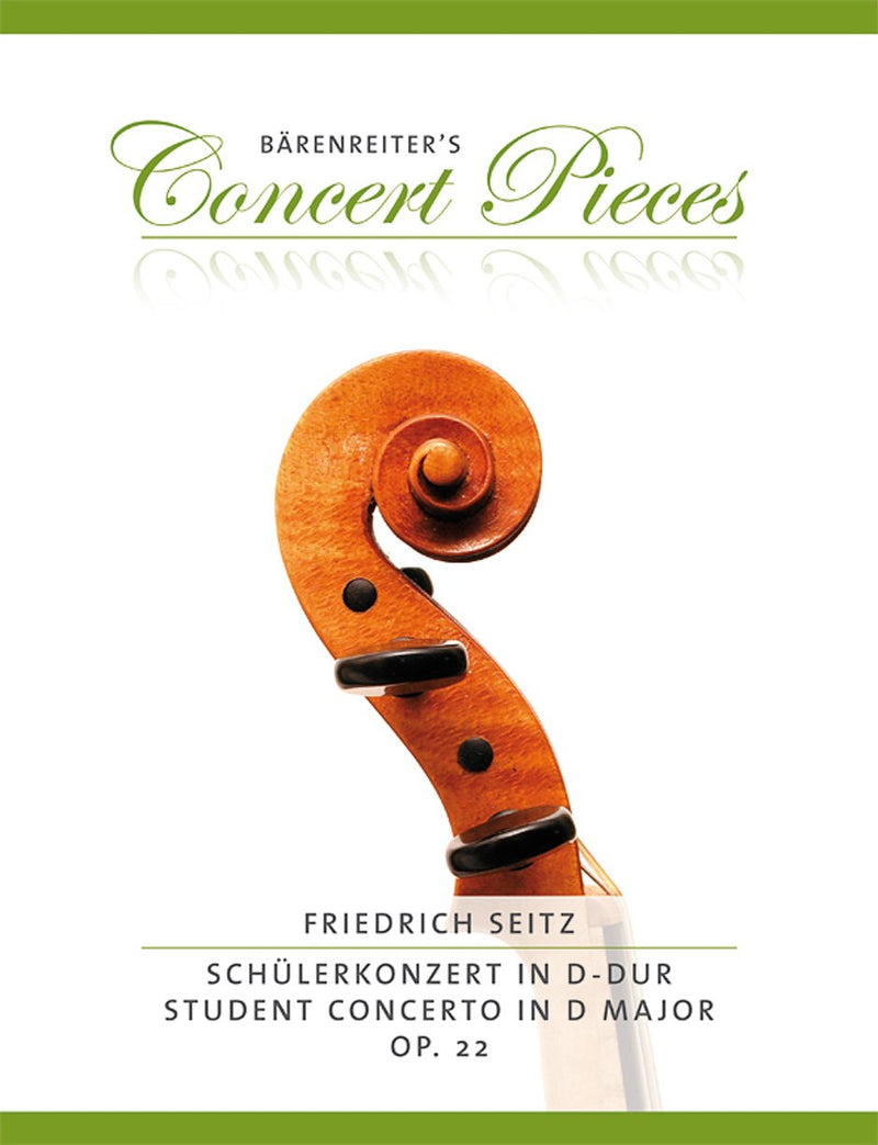 Seitz: Student Concerto in D Major Op 22 for Violin & Piano