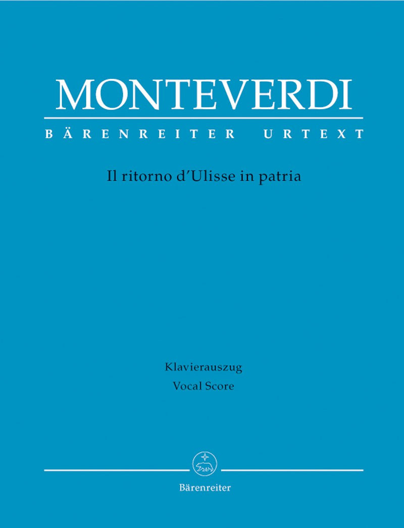 Monteverdi: Il Ritorno D'Ulisse in Patria - Vocal Score