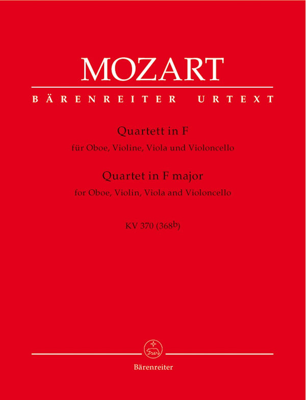 Mozart: Oboe Quartet F K370 Parts