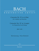 Bach: Concerto No 4 in A for Harpschord & Strings (Piano Reduction)