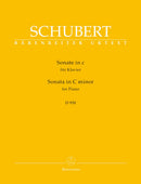 Schubert: Sonata for Piano C Minor D 958