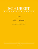 Schubert: Lieder Volume 3 for Low Voice