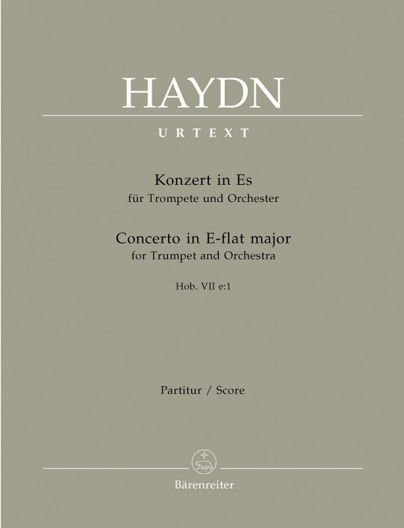 Haydn: Trumpet Concerto E Flat Londen Full Score