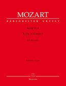 Mozart: Kyrie in D K341 Full Score