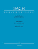 Bach: Six Suites BWV 1007-1012 for Solo Cello (Urtext Edition)