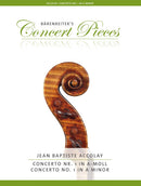 Accolay: Accolay Concerto No 1 in A Minor for Violin & Piano