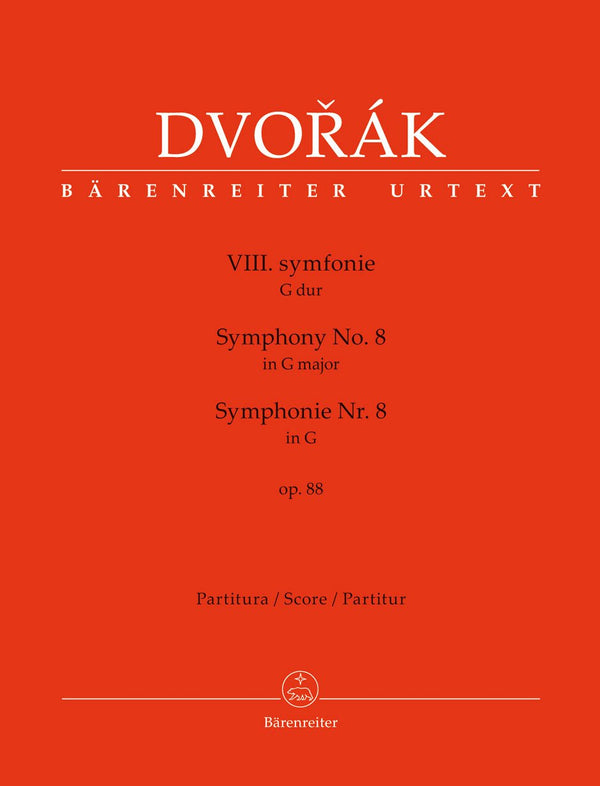 Dvořák: Symphony No 8 in G Major Op 88 - Full Score