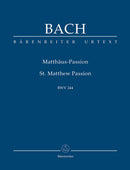 Bach: St Matthew Passion - Study Score