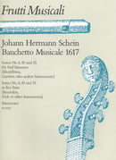 Schein : Banchetto Musicale Suites 6,10 & 15 for Recorder Ensemble