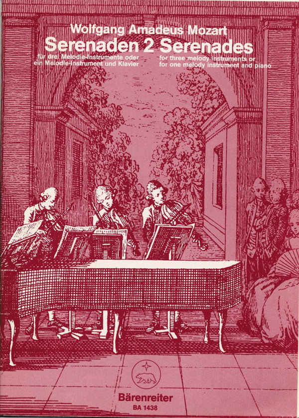 Mozart: Serenade No 2 for String Trio (Score & Parts)